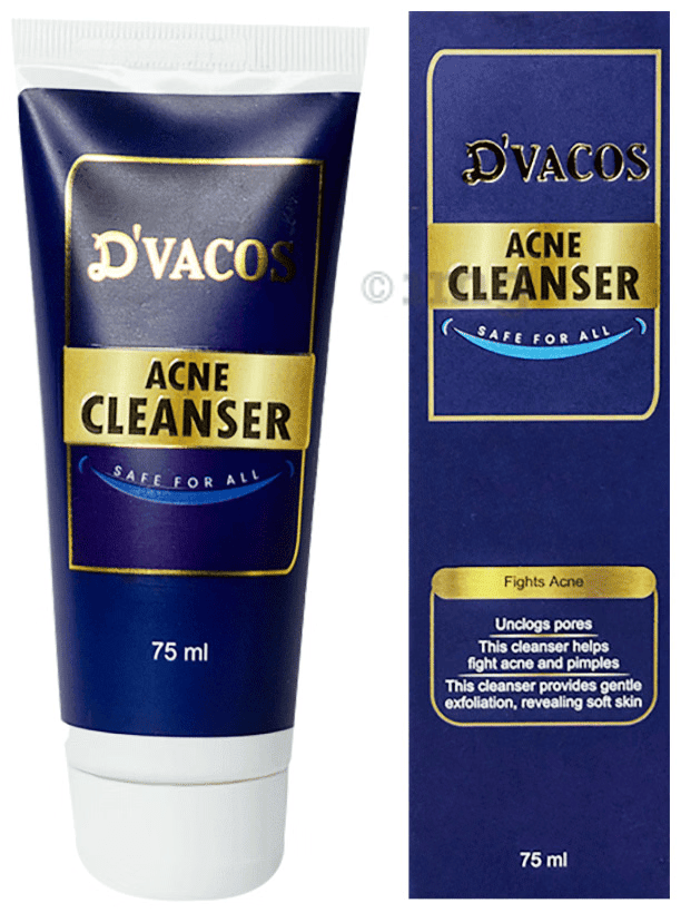 Buy D'Vacos Acne Cleanser for Pimple Control and Clear Skin Online | Medish